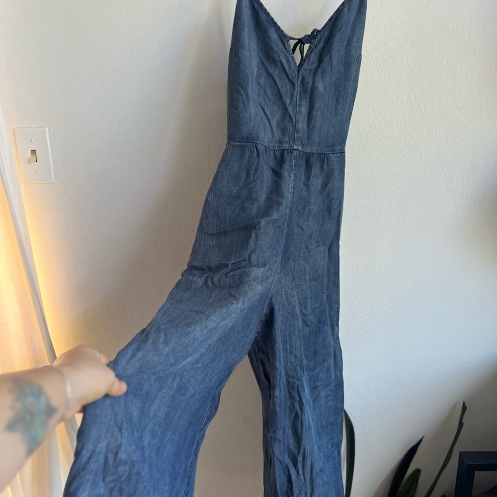 Denim Daisy Jumpsuit